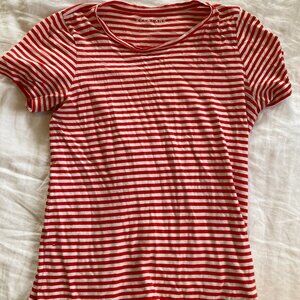 Everlane candy striped tee